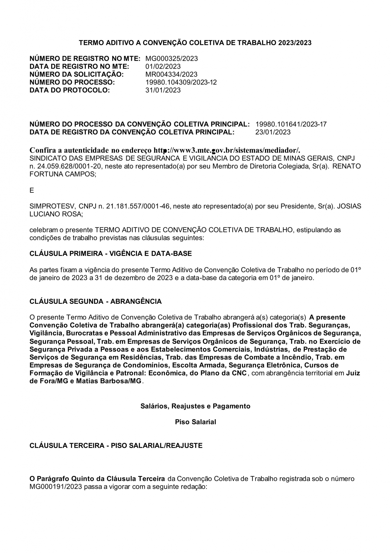 Termo Aditivo 2023